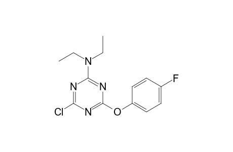 2-Chloro-4-diethylamino-6-(4-fluorophenoxy)-1,3,5-triazine