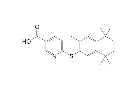 6-(1,1,4,4,7-pentamethyltetralin-6-yl)sulfanylpyridine-3-carboxylic acid