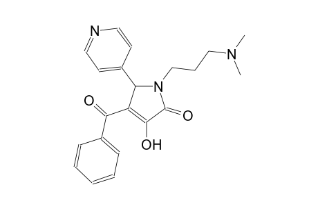 4-benzoyl-1-[3-(dimethylamino)propyl]-3-hydroxy-5-(4-pyridinyl)-1,5-dihydro-2H-pyrrol-2-one
