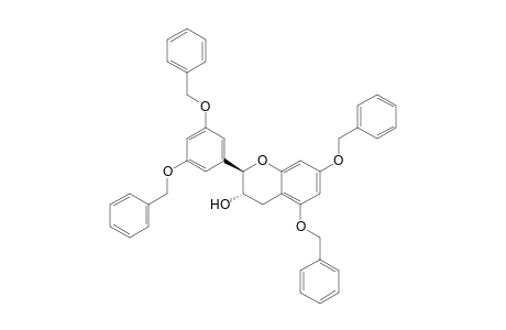 (2R,3S)-2-(3,5-Bis-benzyloxy-phenyl)-5,7-dibenzyloxy-chroman-3-ol
