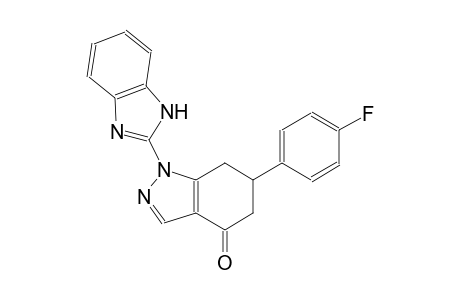 4H-indazol-4-one, 1-(1H-benzimidazol-2-yl)-6-(4-fluorophenyl)-1,5,6,7-tetrahydro-