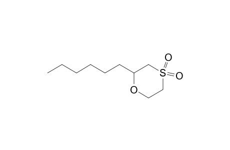 2-Hexyl-4,4-dioxo-1,4-oxathiane