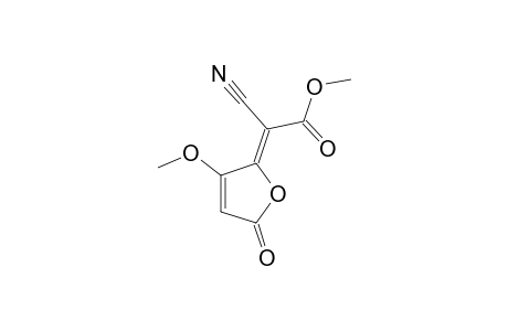 (Z)-.beta.-Methoxy-.gamma.-cyanocarbomethoxymethylidene-.delta.(.alpha.,.beta.)-butenolide