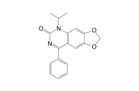 5-isopropyl-8-phenyl-1,3-dioxolo[4,5-g]quinazolin-6(5H)-one