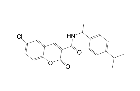 6-chloro-N-[1-(4-isopropylphenyl)ethyl]-2-oxo-2H-chromene-3-carboxamide
