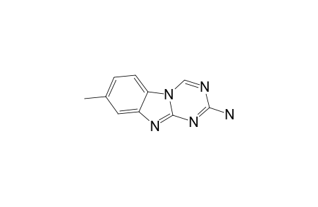 2-AMINO-8-METHYL-S-TRIAZINO-[1,2-A]-BENZIMIDAZOLE;MAJOR-ISOMER
