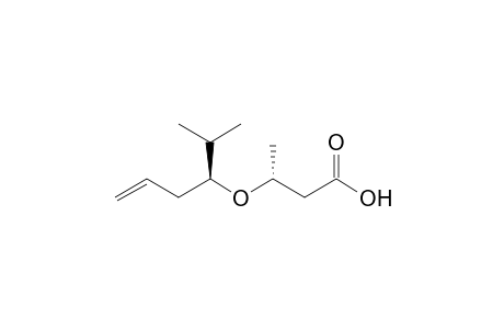 (3R,5S)-5-Isopropyl-3-methyl-4-oxaoct-7-ene carboxylic acid