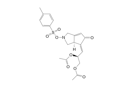(3AS,4E,2'S)-4-(2',3'-DIACETOXYPROPYLIDEN)-2-TOSYL-2,3,3A,4-TETRAHYDRO-1H-CYCLOPENTA-[C]-PYRROLE-5-ONE