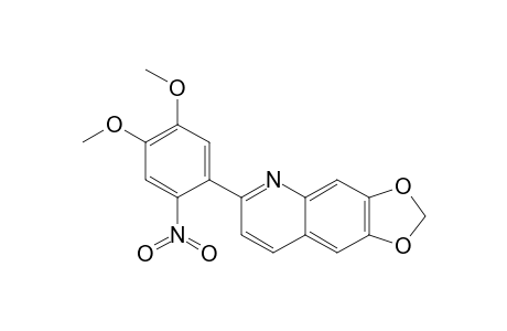 6-(4,5-dimethoxy-2-nitro-phenyl)-[1,3]dioxolo[4,5-g]quinoline
