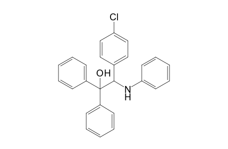 2-(4-Chlorophenyl)-1,1-diphenyl-2-phenylazanyl-ethanol