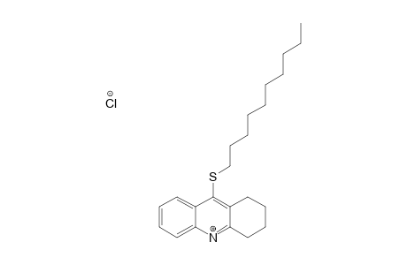 1,2,3,4-TETRAHYDRO-9-(1-DECYLTHIO)-ACRIDINIUM-CHLORIDE