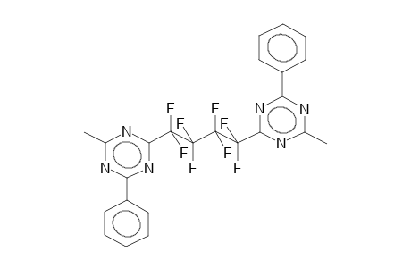 ALPHA,OMEGA-DI-(2-METHYL-4-PHENYL-S-TRIAZINYL-6)PERFLUOROBUTANE