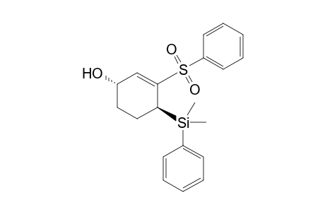 (1S,4S)-3-(Benzenesulfonyl)-4-(dimethylphenylsilyl)cyclohex-2-en-1-ol