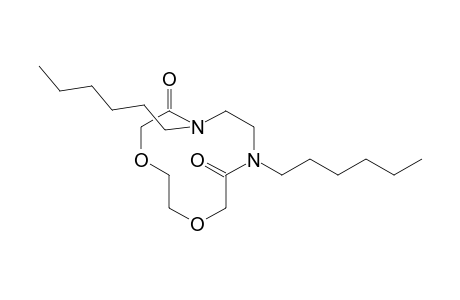 1,4-Dioxa-7,10-diazacyclododecane-6,11-dione, 7,10-dihexyl-