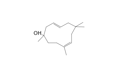 3,7-CYCLOUNDECADIEN-1-OL, 1,5,5,8-TETRAMETHYL-