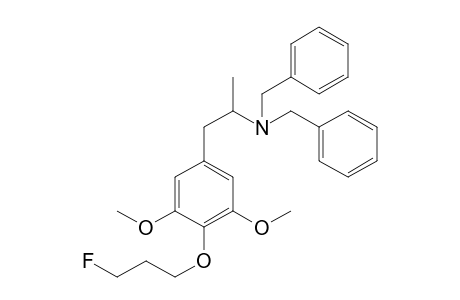 N,N-Dibenzyl-3,5-dimethoxy-4-(3-fluoropropoxy)amphetamine