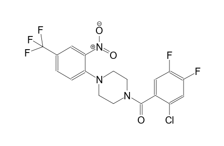 piperazine, 1-(2-chloro-4,5-difluorobenzoyl)-4-[2-nitro-4-(trifluoromethyl)phenyl]-