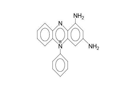 1,3-Diamino-5-phenyl-phenazinium cation