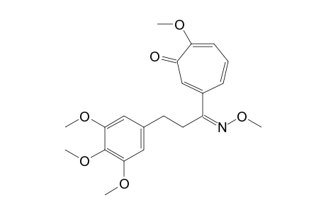 6-[1'-(Methoxyimino)-3'-(3'',4'',5''-trimethoxyphenyl)propyl]-2-methoxycyclohepta-2,4,6-trienone