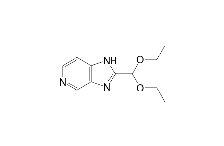 1H-imidazo[4,5-c]pyridine-2-carboxaldehyde, diethyl acetal