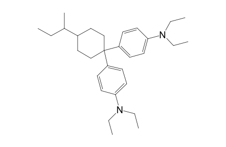 Benzenamine, 4,4'-[4-(1-methylpropyl)cyclohexylidene]bis[N,N-diethyl-