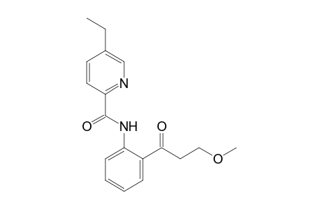 5-Ethyl-N-[2-(3-methoxy-1-oxopropyl)phenyl]-2-pyridinecarboxamide