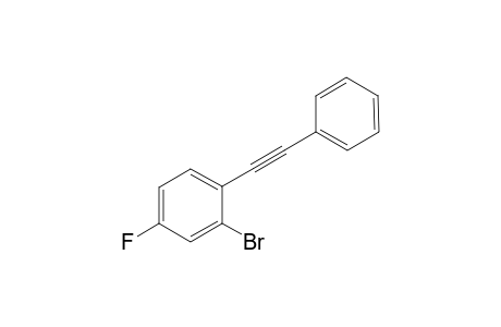 2-Bromo-4-fluoro-1-(phenylethynyl)benzene