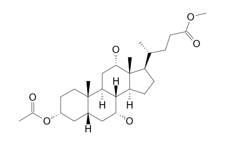 METHYL-3-ALPHA-ACETYLOXY-7-ALPHA,12-ALPHA-HYDROXY-5-BETA-CHOLAN-24-OATE