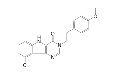 9-chloro-3-[2-(4-methoxyphenyl)ethyl]-3,5-dihydro-4H-pyrimido[5,4-b]indol-4-one