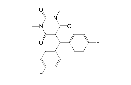 2,4,6(1H,3H,5H)-pyrimidinetrione, 5-[bis(4-fluorophenyl)methyl]-1,3-dimethyl-