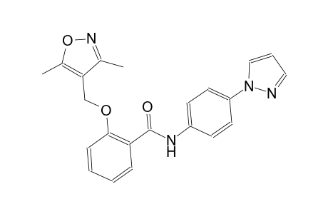 benzamide, 2-[(3,5-dimethyl-4-isoxazolyl)methoxy]-N-[4-(1H-pyrazol-1-yl)phenyl]-
