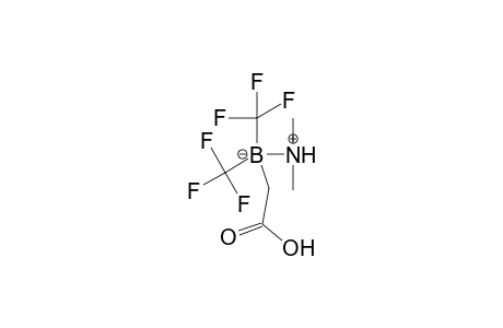 Acetic acid, [dimethylamine(N-B)bis(trifluoromethyl)boryl]-