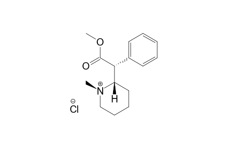 (+/-)-THREO-N-METHYL-ALPHA-PHENYL-2-PIPERIDINEACETIC-ACID-METHYLESTER-HYDROCHLORIDE;(+/-)-THREO-N-METHYL-METHYLPHENIDATE-HYDROCHLORIDE;MAJOR-ISOMER