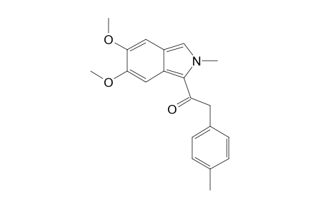 1-(5,6-dimethoxy-2-methylisoindol-1-yl)-2-(4-methylphenyl)ethanone