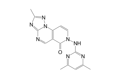 pyrido[3,4-e][1,2,4]triazolo[1,5-a]pyrimidin-6(7H)-one, 7-[(4,6-dimethyl-2-pyrimidinyl)amino]-2-methyl-
