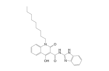 N-(1H-benzimidazol-2-yl)-4-hydroxy-1-nonyl-2-oxo-1,2-dihydro-3-quinolinecarboxamide