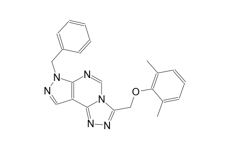 7-benzyl-3-[(2,6-dimethylphenoxy)methyl]-7H-pyrazolo[4,3-e][1,2,4]triazolo[4,3-c]pyrimidine