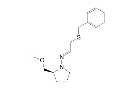 (S)-(-)-2-Methoxymethyl-1-(2-benzylthio-1'-ethylidenamino)pyrrolidine