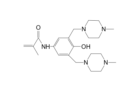 3',5'-Bis(4-methyl-1-piperazinylmethyl)-4'-hydroxymethacryloanilide