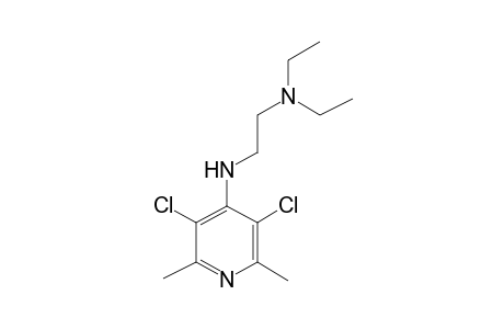 2,6-Lutidine 3,5-dichloro-4-[[2-[diethylamino]ethyl]amino]-