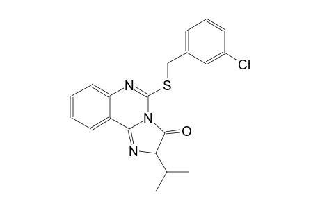 imidazo[1,2-c]quinazolin-3(2H)-one, 5-[[(3-chlorophenyl)methyl]thio]-2-(1-methylethyl)-