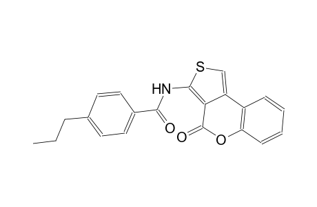 N-(4-oxo-4H-thieno[3,4-c]chromen-3-yl)-4-propylbenzamide