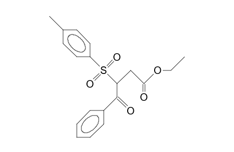 4-Oxo-4-phenyl-3-tosyl-butanoic acid, ethyl ester