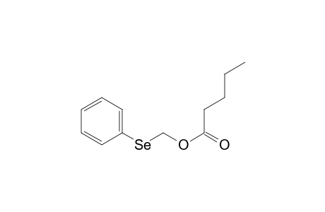 Pentanoic acid, (phenylseleno)methyl ester
