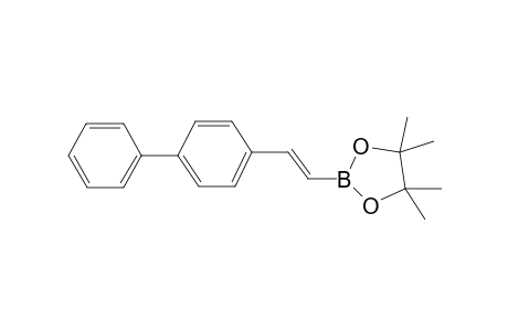 (E)-2-(2-([1,1'-biphenyl]-4-yl)ethenyl)-4,4,5,5-tetramethyl-1,3,2-dioxaborolane