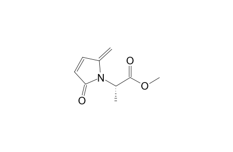 (2S)-2-(2-keto-5-methylene-3-pyrrolin-1-yl)propionic acid methyl ester