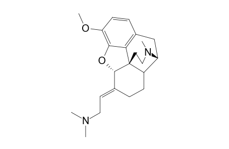(E)-6-(2-DIMETHYLAMINOETHYLIDENE)-7,8-DIHYDRO-6-DEOXYCODEINE