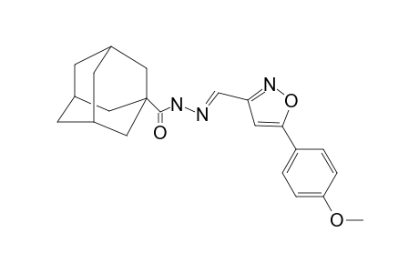N'-[5-(4-METHOXYPHENYL)-ISOXAZOL-3-YL)-METHYLIDENE]-ADAMANTANE-1-CARBOHYDRAZIDE