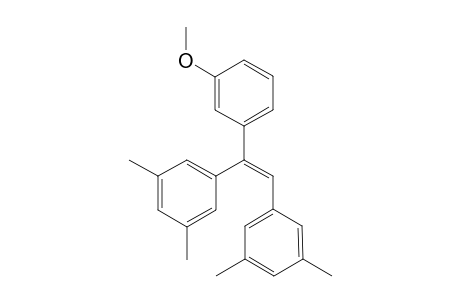 (E)-1,3-Dimethyl-5-(2-(3,5-dimethylphenyl)-2-m-methoxyphenylvinyl)benzene
