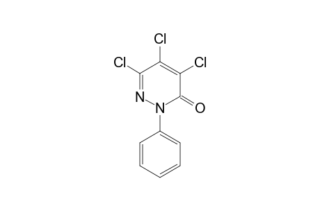 3(2H)-Pyridazinone, 4,5,6-trichloro-2-phenyl-